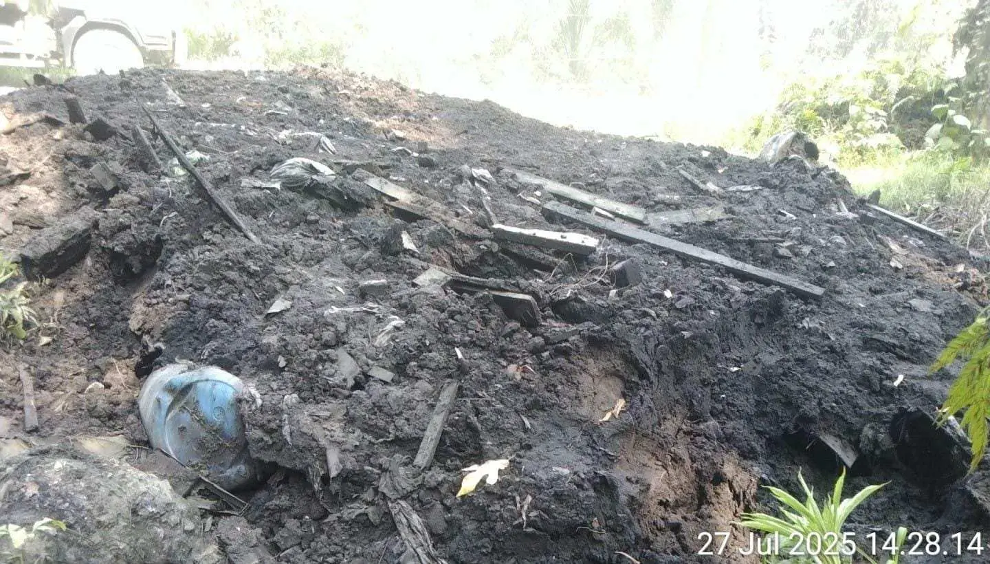 Warga Keluhkan Dugaan Limbah B3 di Perkebunan Sawit Rengasjajar, Katar Siap Uji Laboratorium