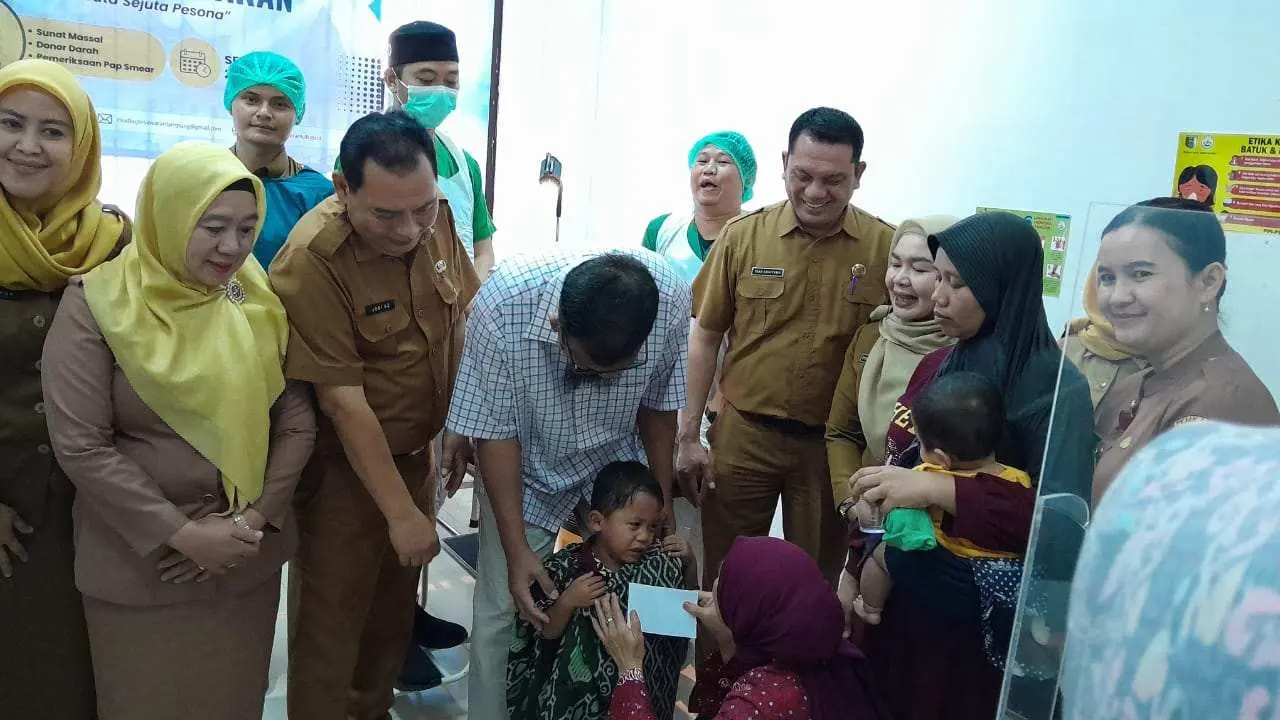 Layanan Kesehatan Gratis Meriahkan HUT ke-18 Pesawaran