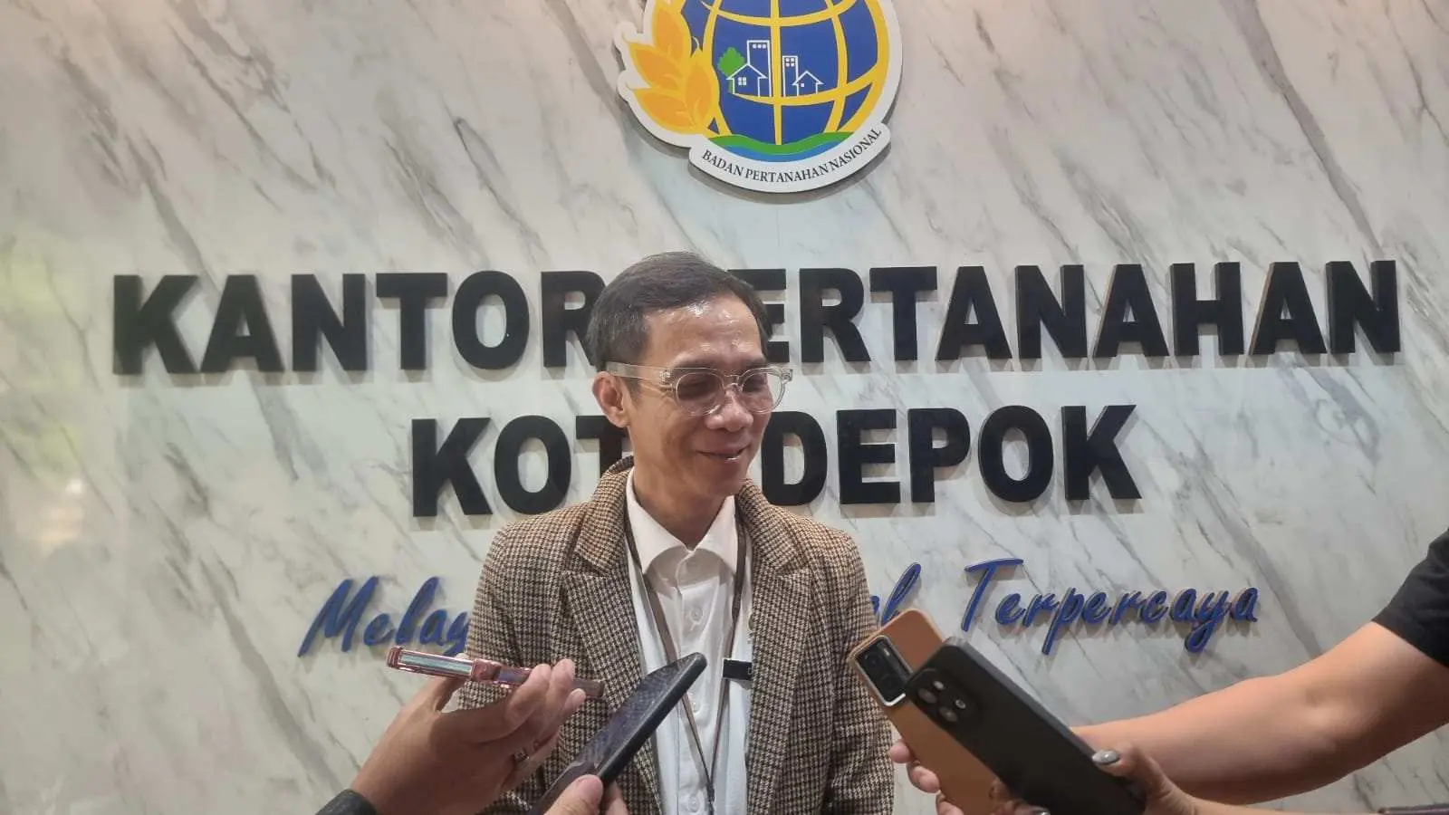 BPN Depok Fokus Evaluasi  Realisasai PTSL 2025