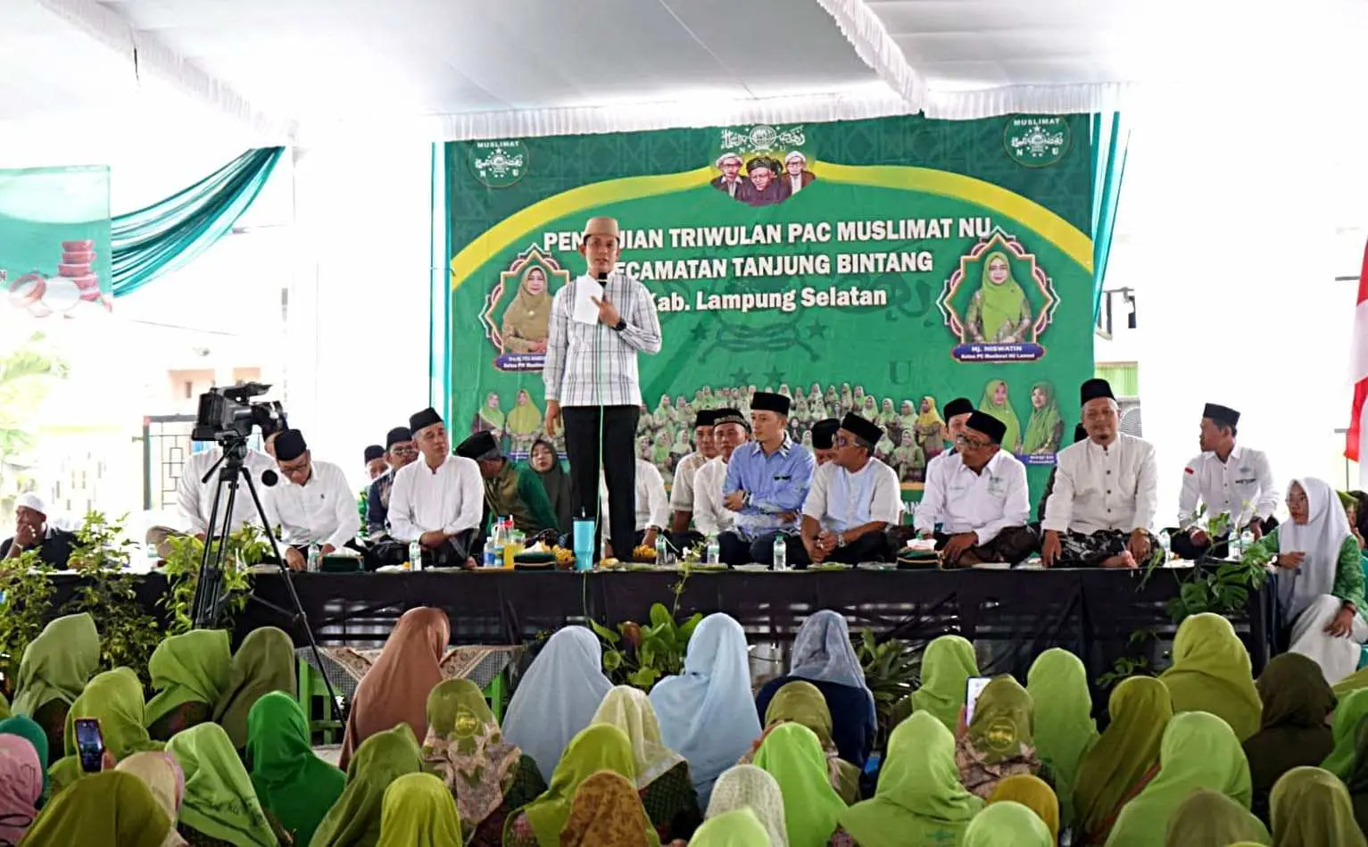 Bupati Lampung Selatan Tegaskan Pemerataan Anggaran Saat Hadiri Pengajian Muslimat NU