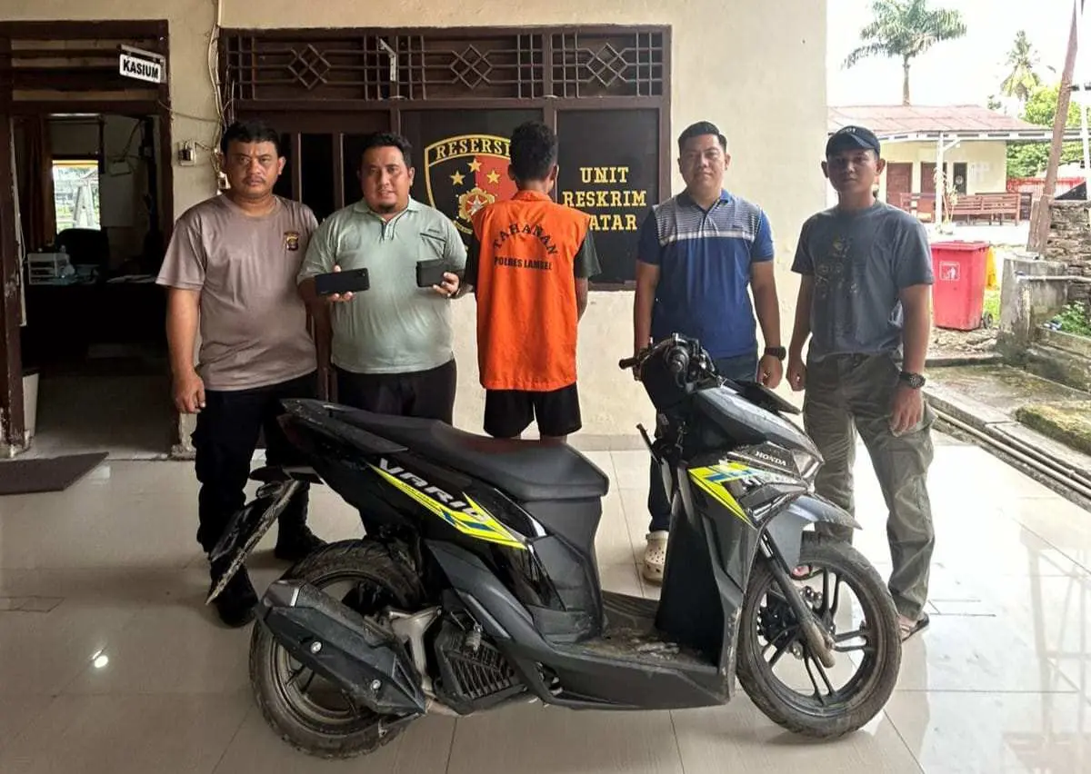 Tekab 308 Ungkap Kasus Curat di Merak Batin, Pelakunya Ternyata Masih Remaja