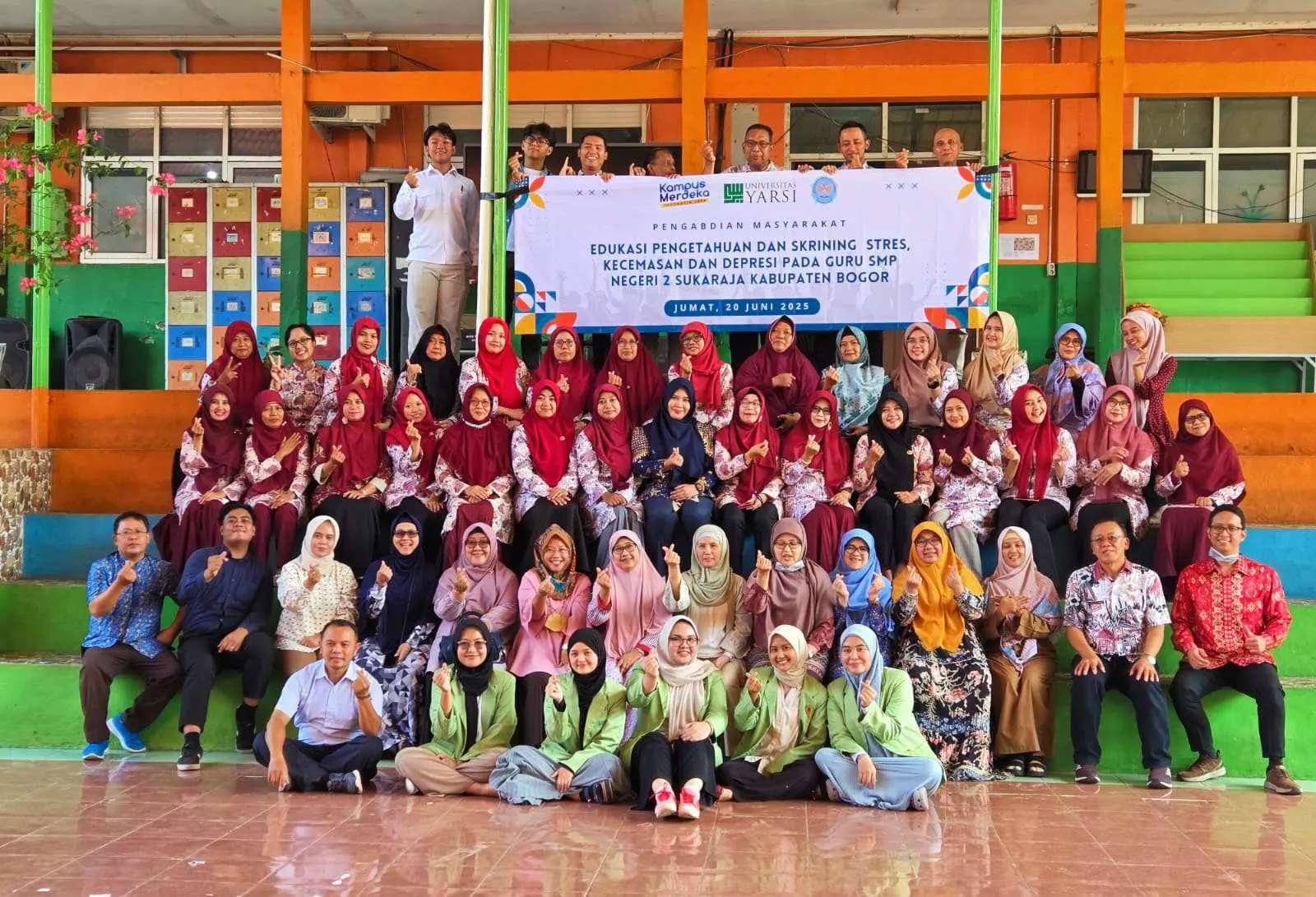 Kolaborasi YARSI-SMPN 2 Sukaraja: Edukasi Guru Tentang Stres dan Depresi