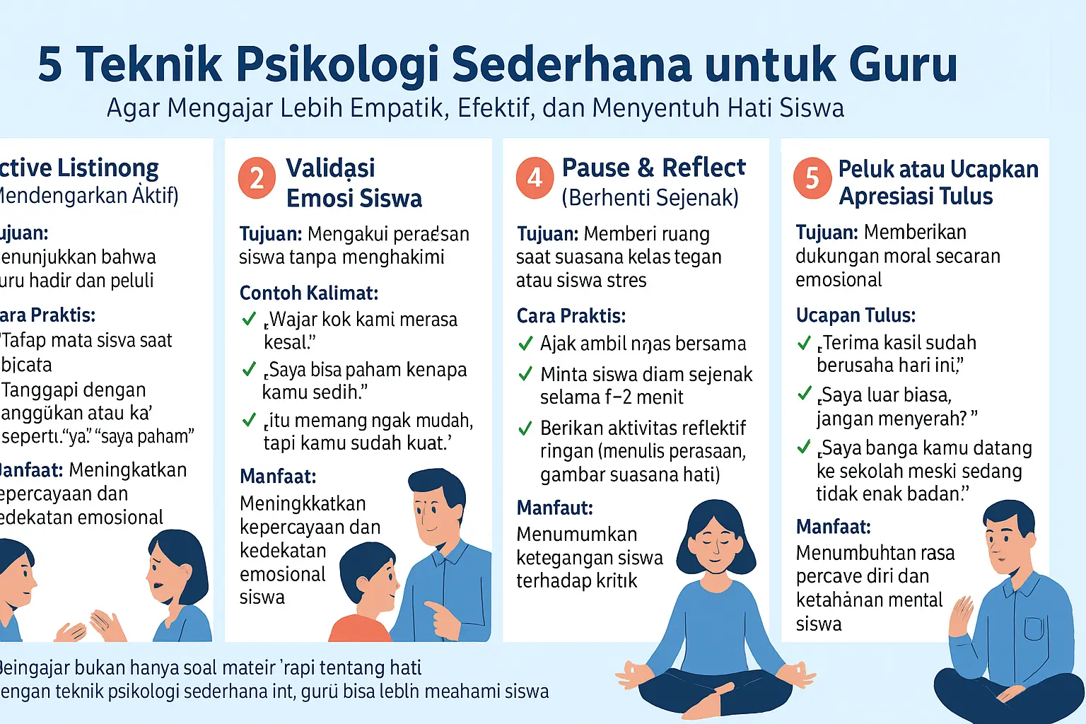 Peran Psikologi dan Bimbingan bagi Guru: Mendidik dengan Hati, Membimbing dengan Empati