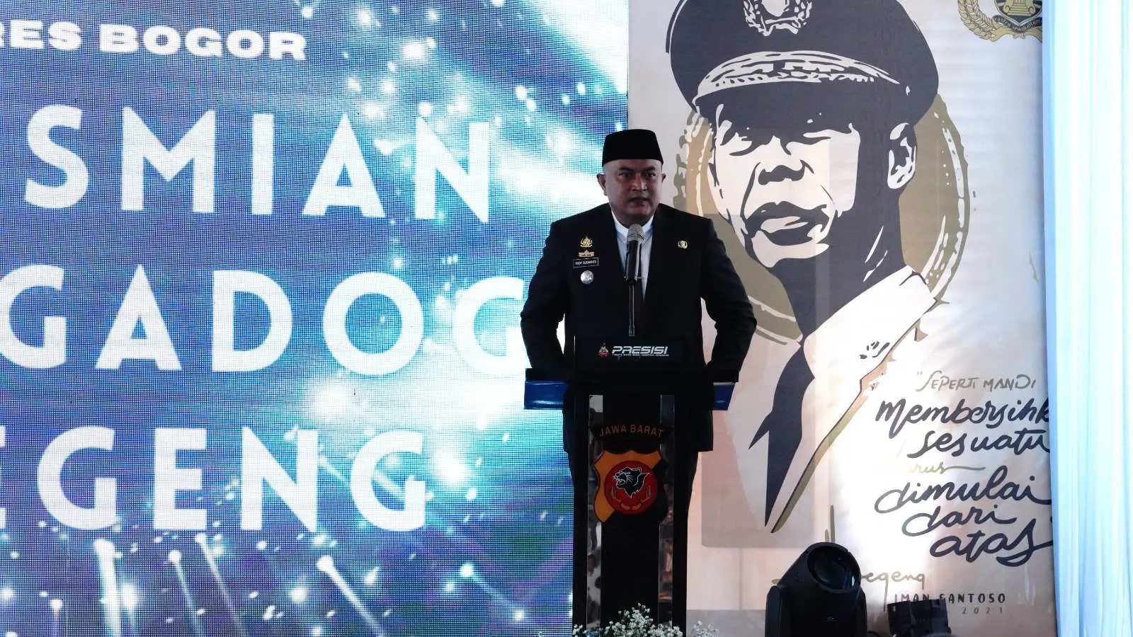 Keteladanan Hoegeng Diabadikan di Ciawi, Ini Pesan Bupati dan Kapolda