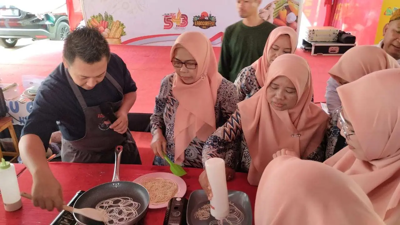 DKP Kabupaten Bogor Gaungkan Pangan Lokal Lewat Demo Masak dan Kampanye Kreatif di Kabogorfest 2025