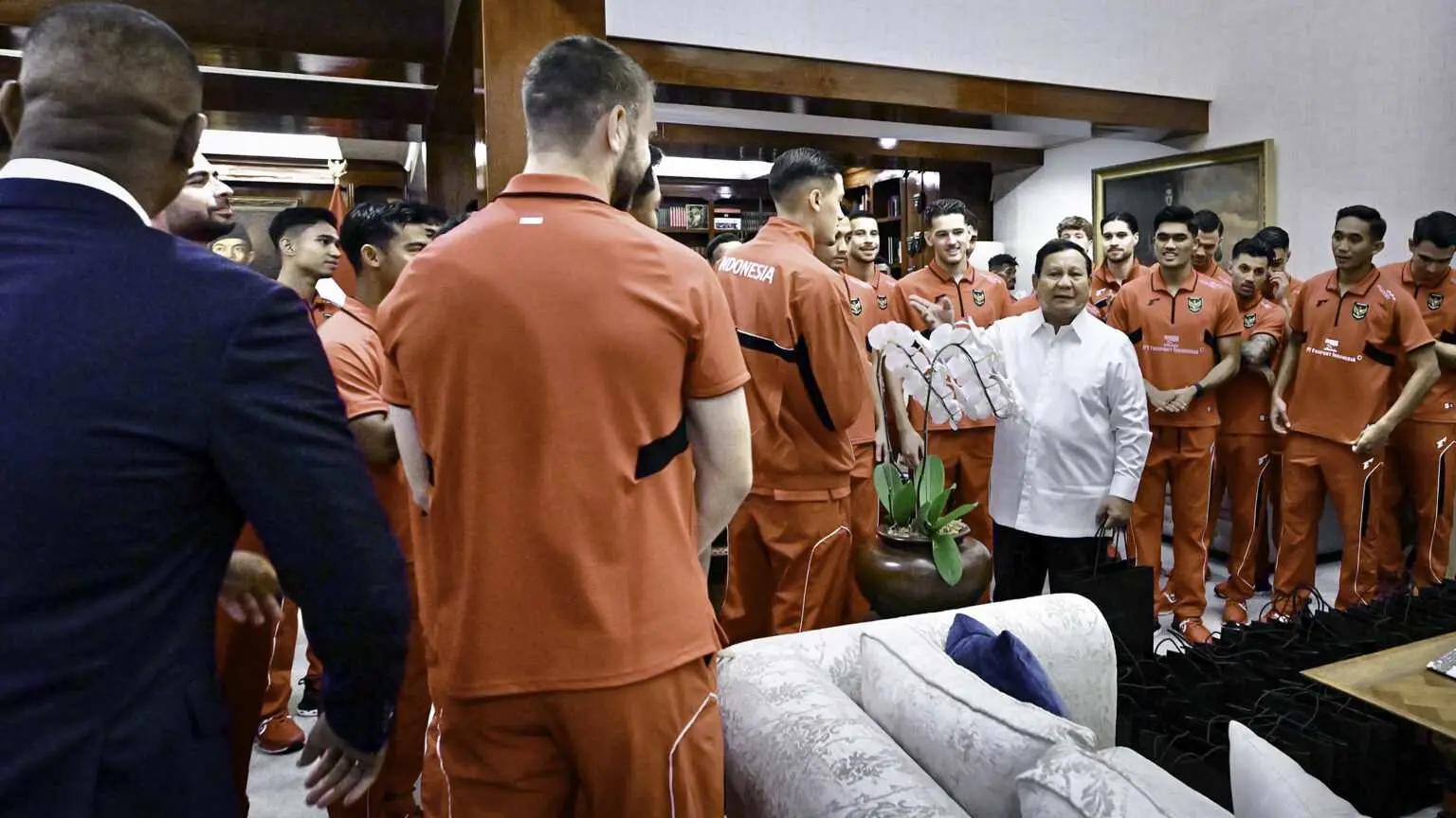 Presiden Prabowo Jamu Timnas di Rumah Pribadi Usai Bungkam Tiongkok