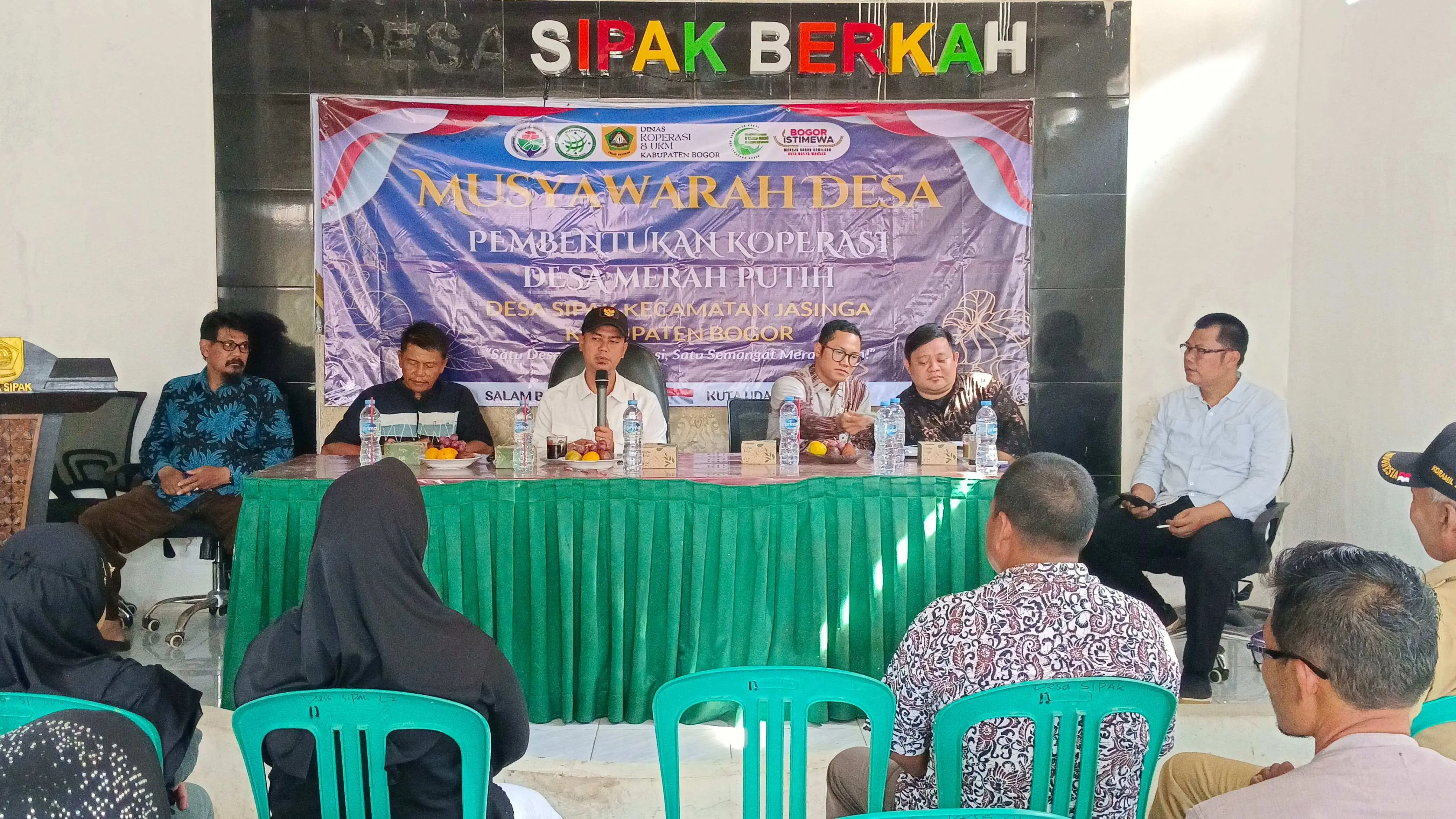 Koperasi Merah Putih Desa Sipak Kecamatan Jasinga Resmi Terbentuk, Kades Agung Suryadinata: Simbol Persatuan Kemandirian Ekonomi Warga