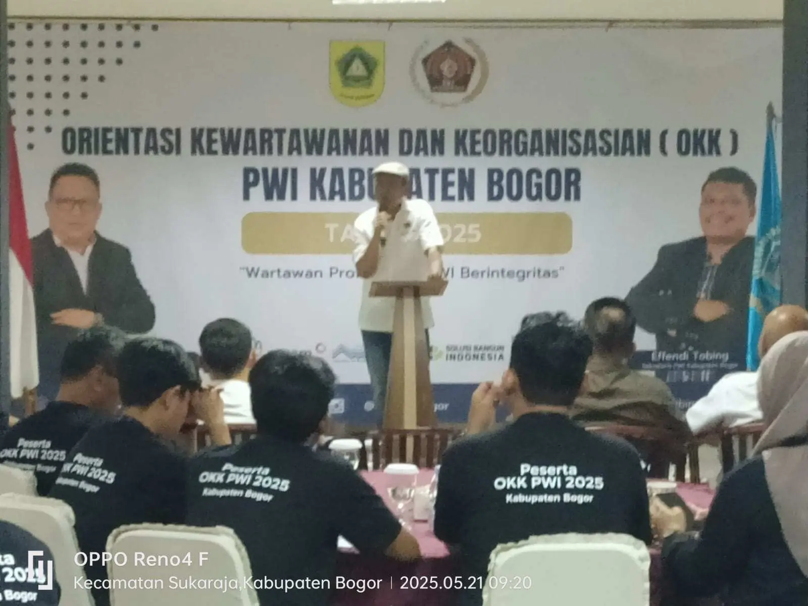 OKK PWI Kabupaten Bogor, Ketua PWI Jabar Hilman Hidayat Tekankan Pentingnya Wartawan Taati Aturan