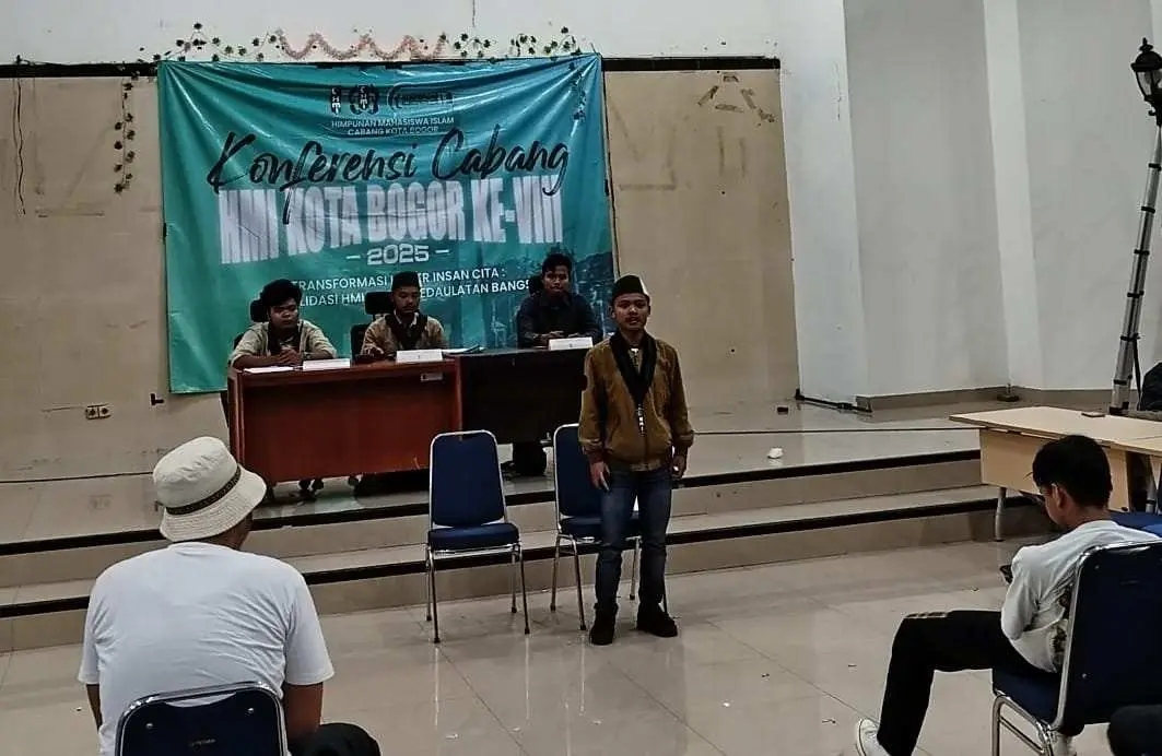 Konfercab HMI Kota Bogor Tetapkan Moeltazam Sebagai Ketua Umum Periode 2025-2026