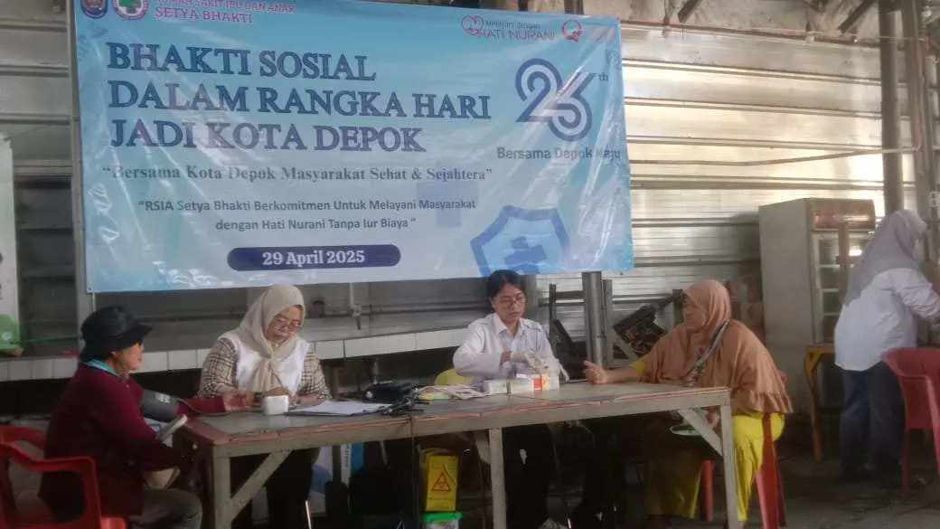 Gelar Bakti Sosial Berikut Harapan RSIA Setya Bhakti Kepada Pemerintah Kota Depok