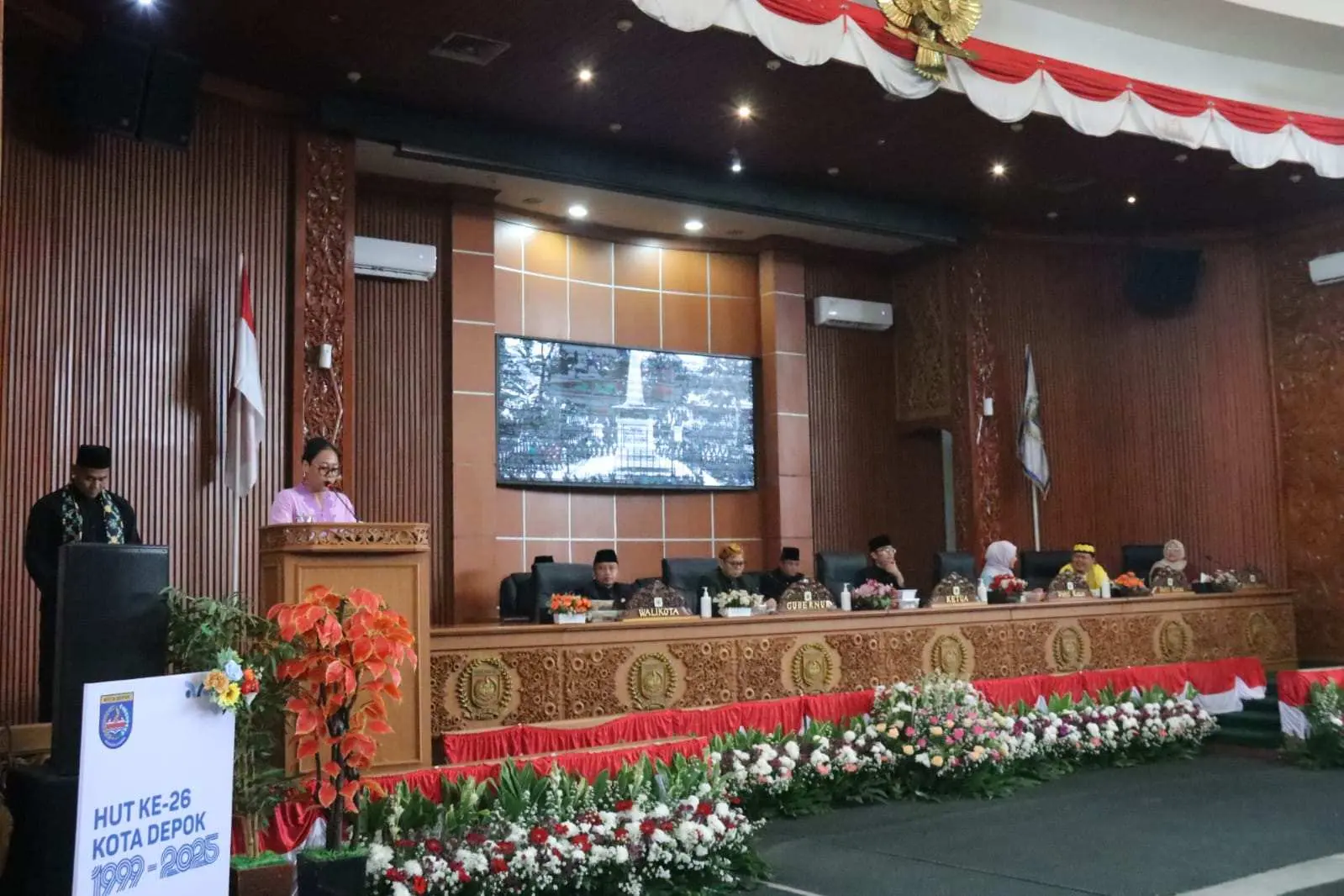 Paripurna HUT Kota Depok Walikota Sampaikan Program Baru