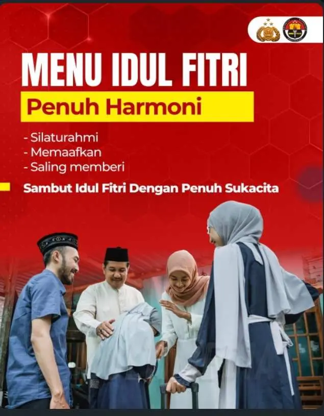 Menu Idul Fitri Penuh Harmoni Ala Polri