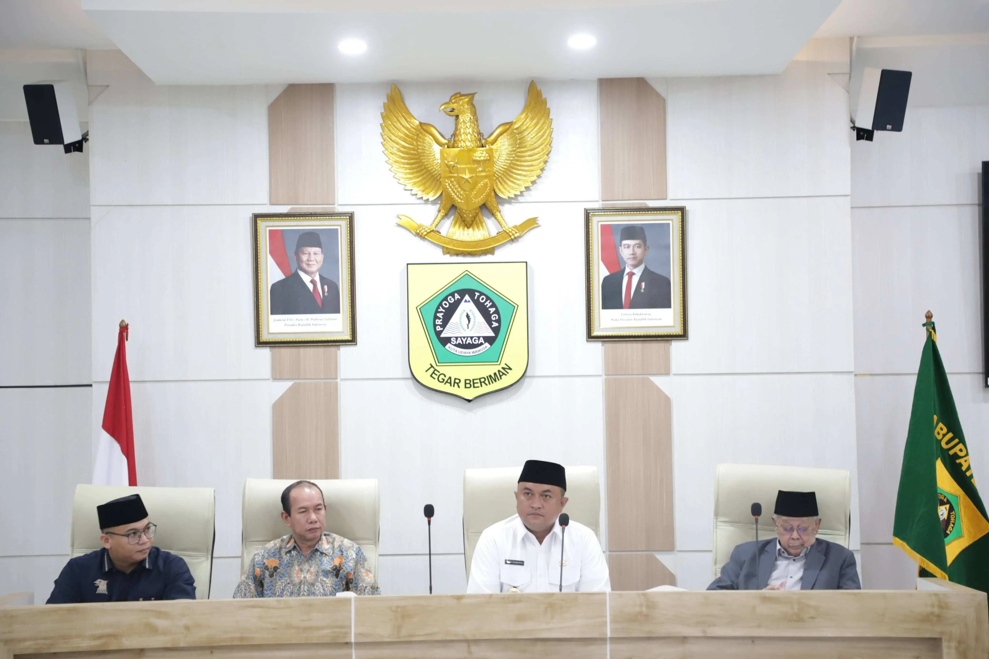 Silaturrahmi dengan Tokoh Ulama, Bupati Bogor Rudy Susmanto Bahas Program Keagamaan