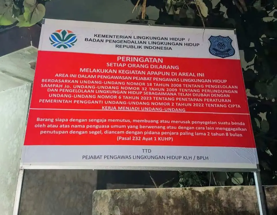 UPTD Sampah Cipayung Disegel