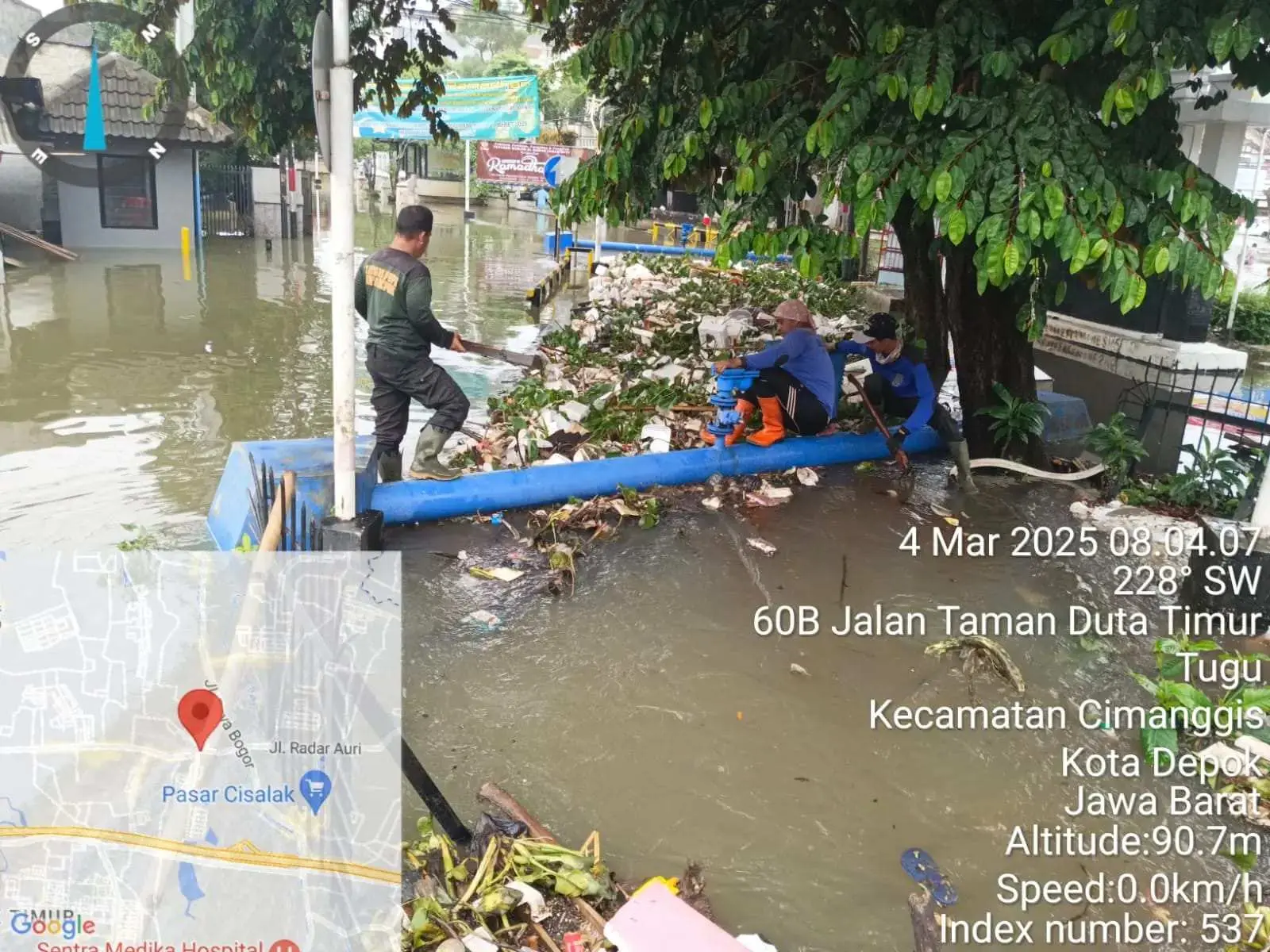 DPUPR Depok Petakan Mitigasi 19 Titik Banjir