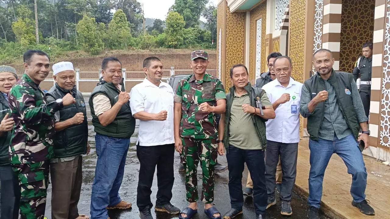 Dandim 0621 Kabupaten Bogor Kunjungi PT Antam Pongkor dan HKM KTH Ciguha River