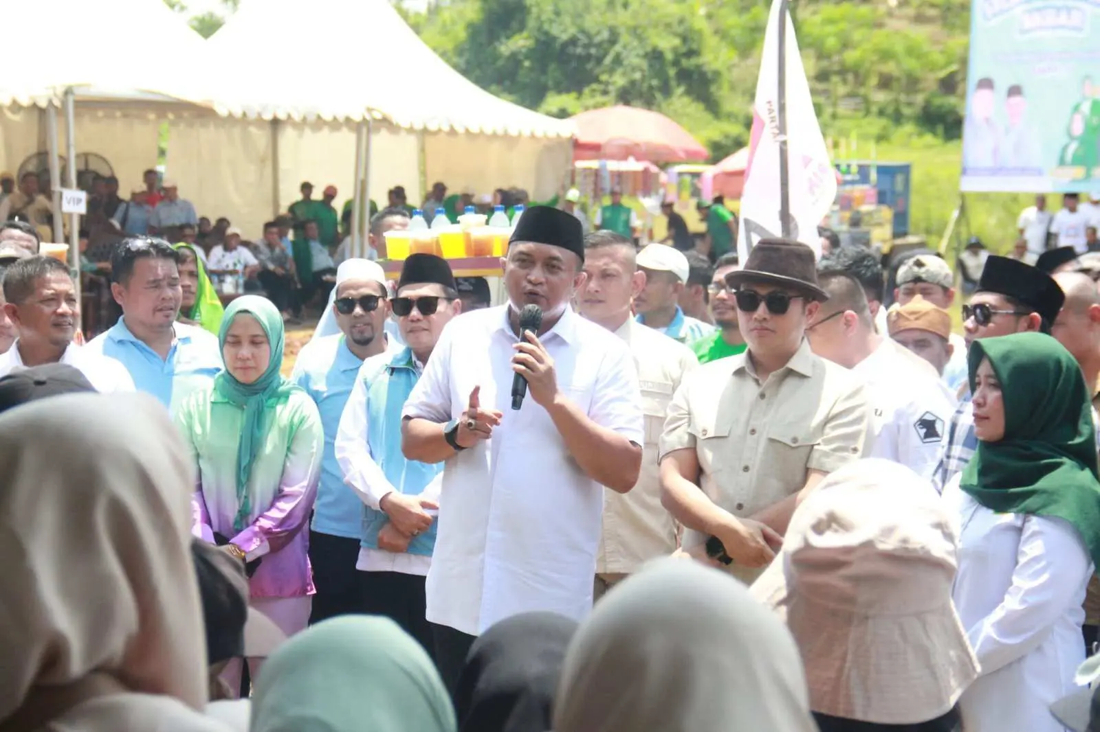 Kampanye di Dapil 5, Cabup Rudy Susmanto Siap Realisasikan 3 Aspirasi Warga Bogor Barat