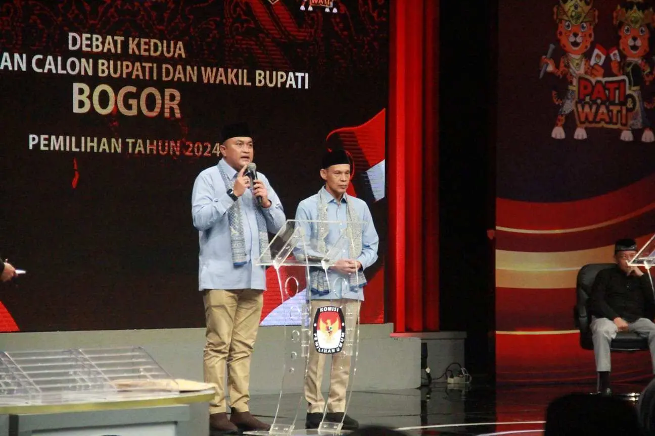 Debat Kedua Pilkada Bogor, Paslon Rudy Susmanto-Jaro Ade Sampaikan Tujuan Program Ngantor di Desa