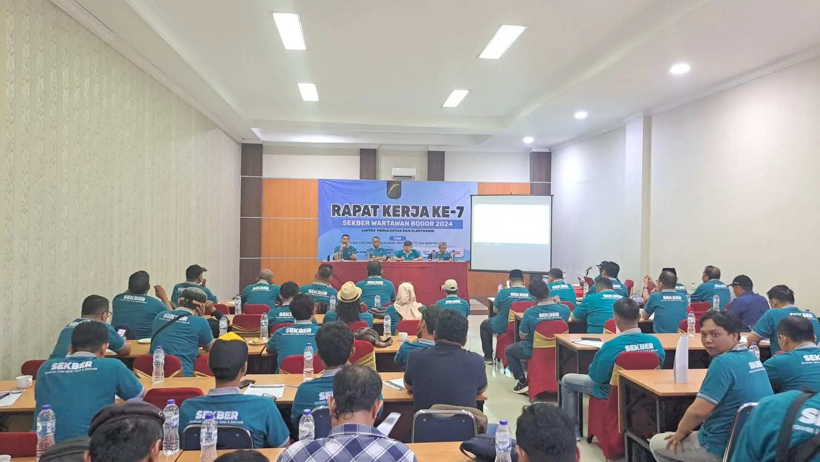 Raker Ke-7 Sekber Wartawan Bogor Raya Secara Aklamasi Tunjuk HRM Danang Donoroso Sebagai Ketua Umum