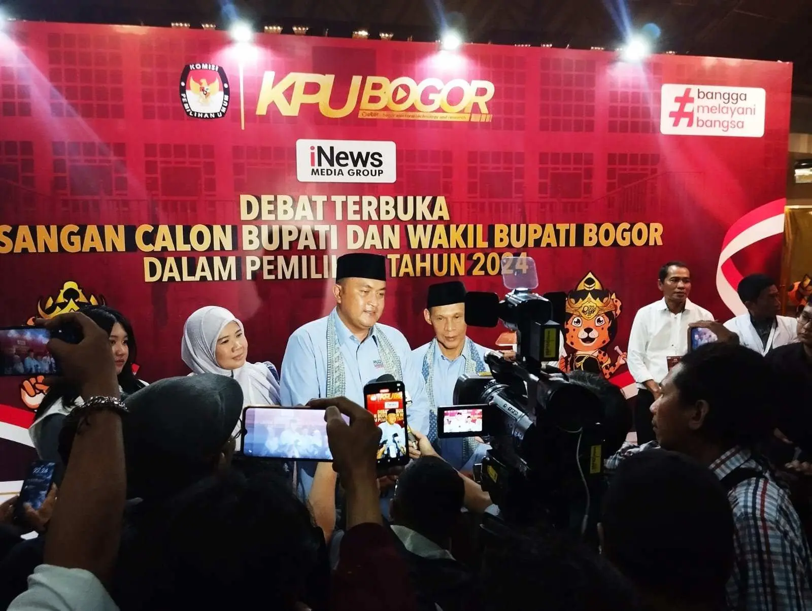 KPU Gelar Debat Calon Bupati Bogor, Paslon Nomor Urut 1. Beberkan Konsep Bogor Istimewa