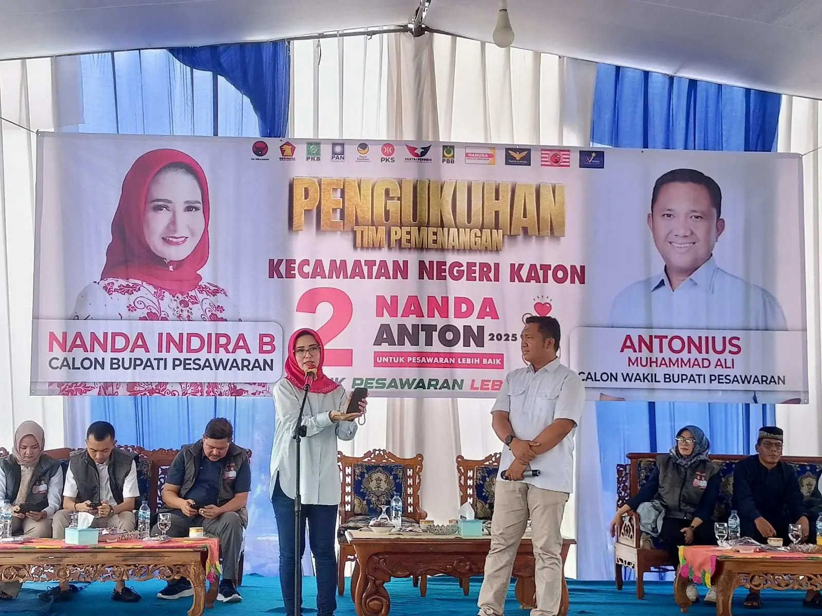 Tim Pemenangan Nanda – Anton Targetkan Kemenangan Mutlak di Negerikaton
