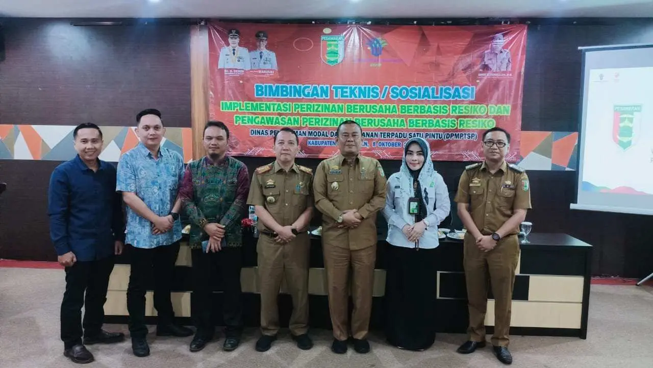 Dinas PMPTSP Pesawaran Gelar Sosialisasi Perizinan Berusaha Berbasis Risiko dan LPKM untuk Pelaku Usaha