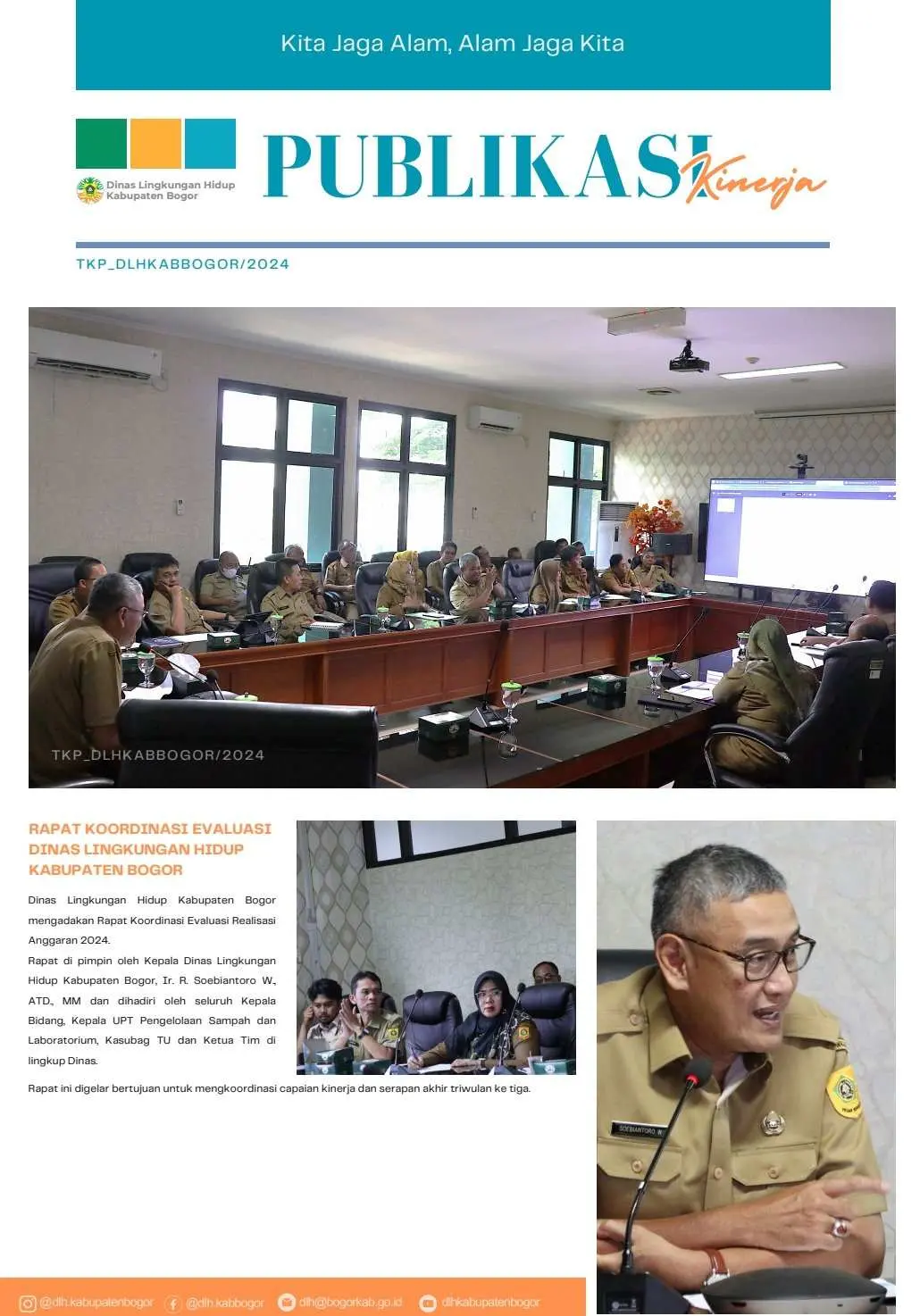 Publikasi Kinerja Dinas Lingkungan Hidup Kabupaten Bogor Tahun 2024