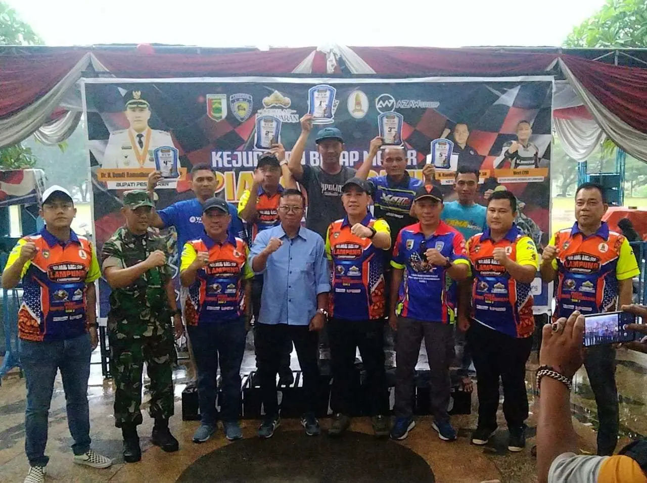 Diikuti Ratusan Rider, Road Race Piala Bupati Pesawaran Seri 2 Sukses Digelar