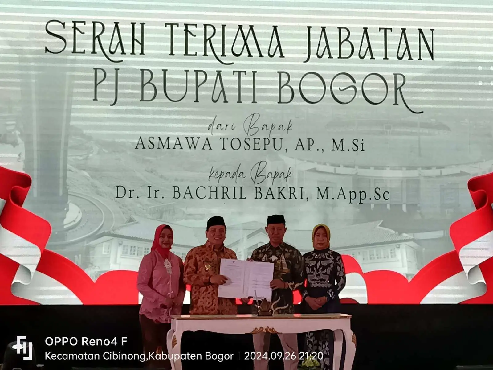 Sertijab Pj Bupati Bogor, Bachril Bahri Siap Melanjutkan Program Baik Pj Sebelumnya