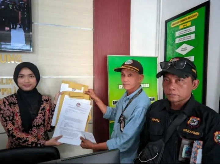 LP-KPK Laporkan Dugaan Penyimpangan Anggaran di 4 Kabupaten ke Kejati Lampung