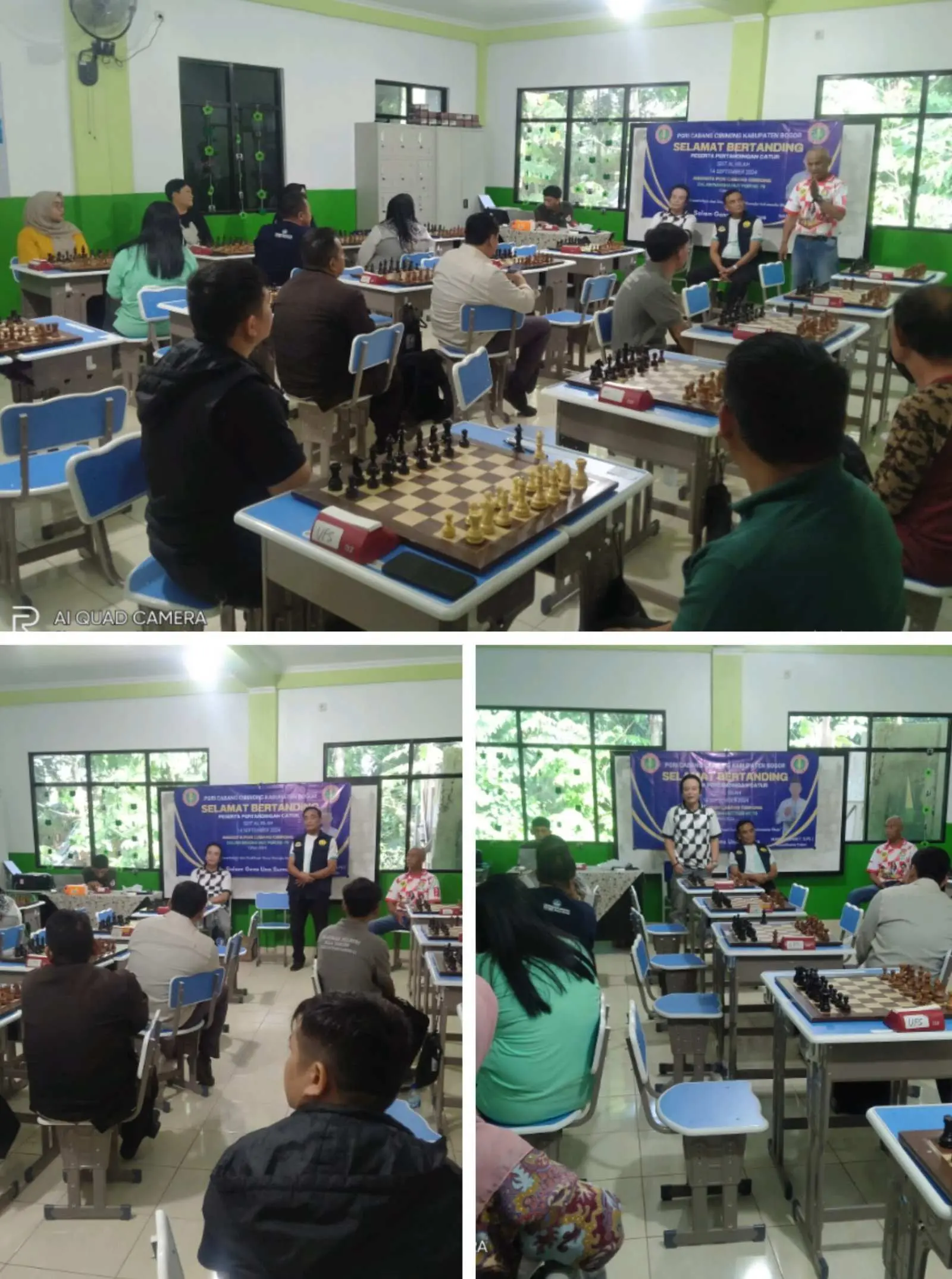Rangkaian Kegiatan HUT PGRI Ke 79. Lomba Olahraga Cabang Catur PGRI Cabang Cibinong 