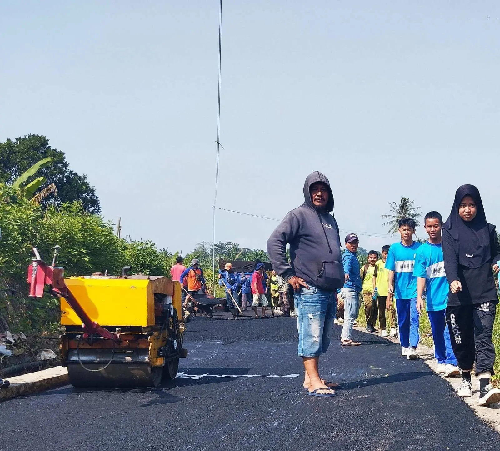 Kades Ciderum Berharap Dengan Infrastruktur Yang Baik, Perekonomian Warga Meningkat