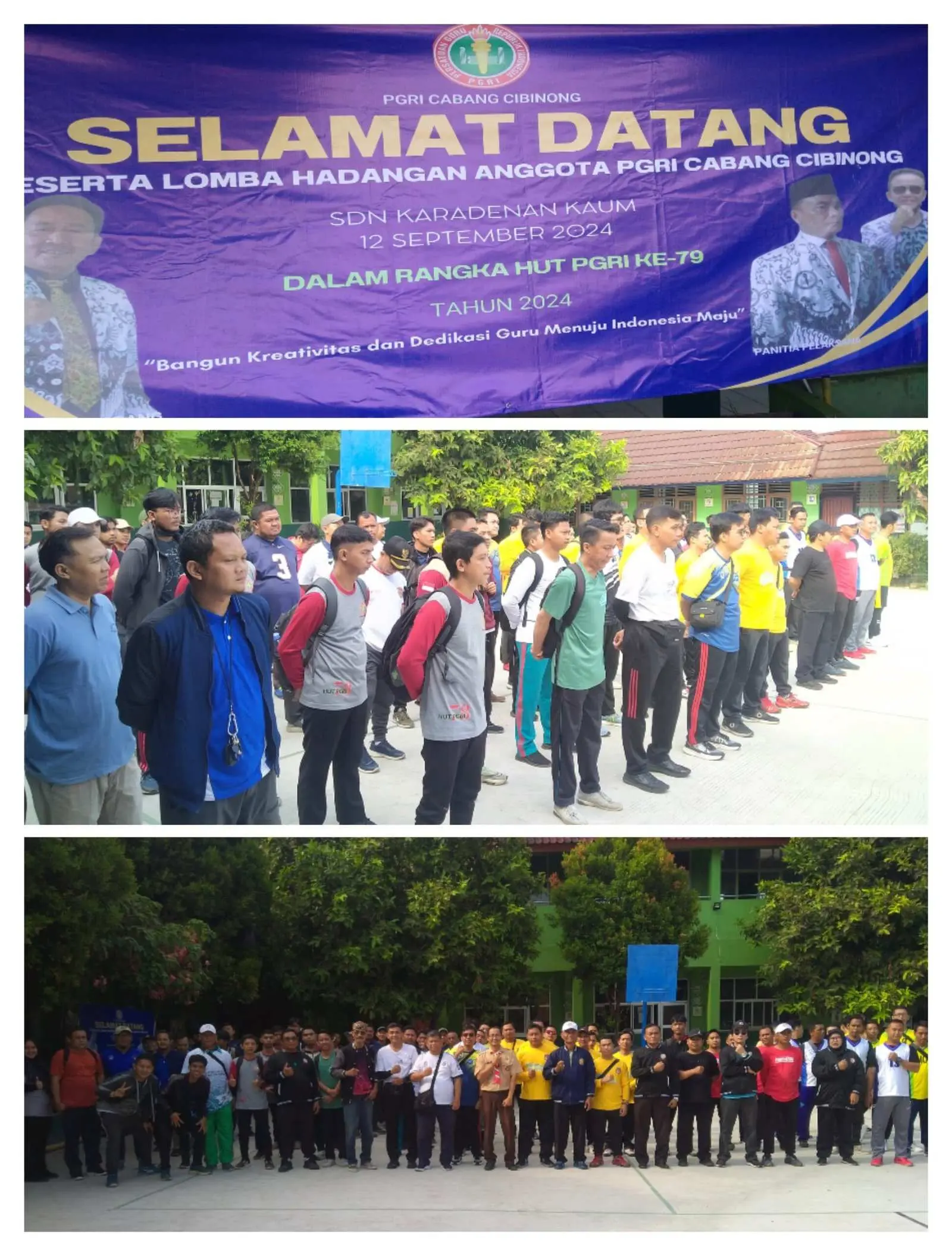 Rangkaian Lomba Menyambut HUT PGRI Ke 79 Lomba Dagongan Dan Hadangan 