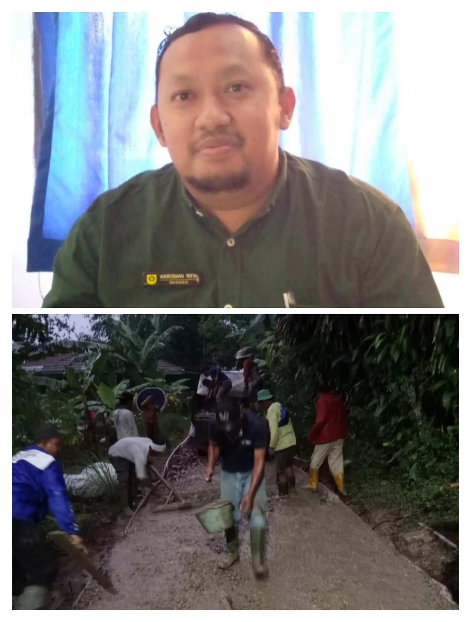 Terima Bankeu, Pemdes Ciburayut Gaspool Bangun Infrastruktur Jalan