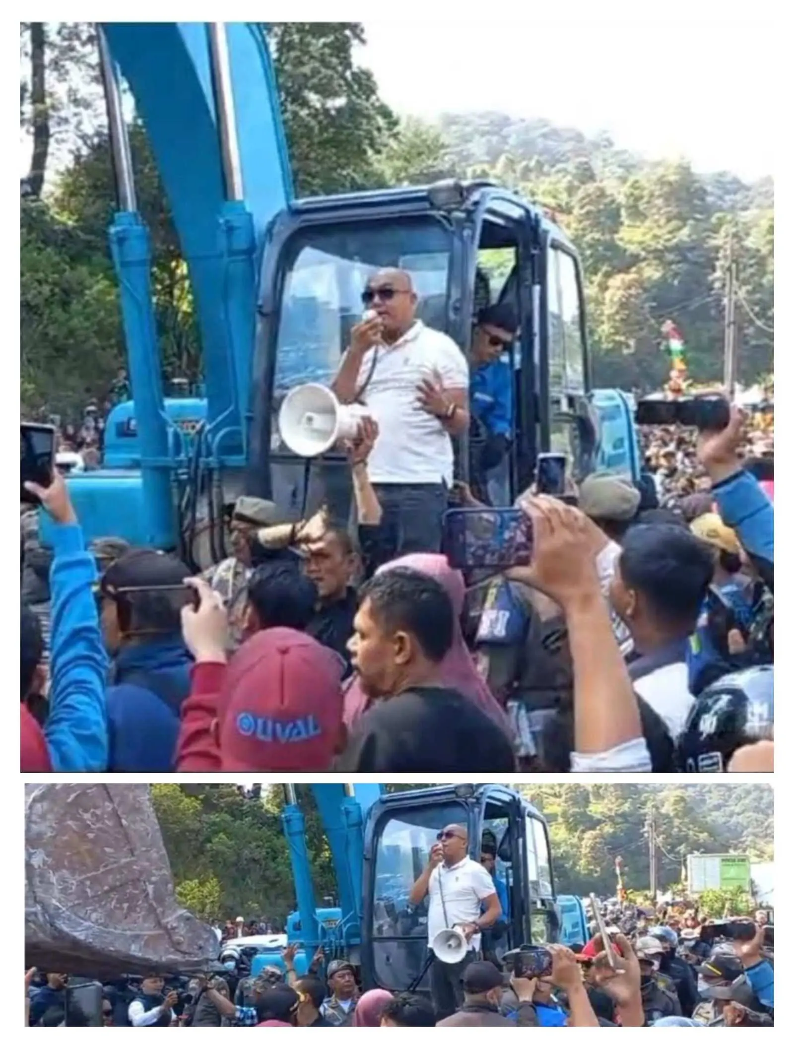 Pol- PP Porak Porandakan Bangunan Ilegal Kawasan Puncak Bogor 