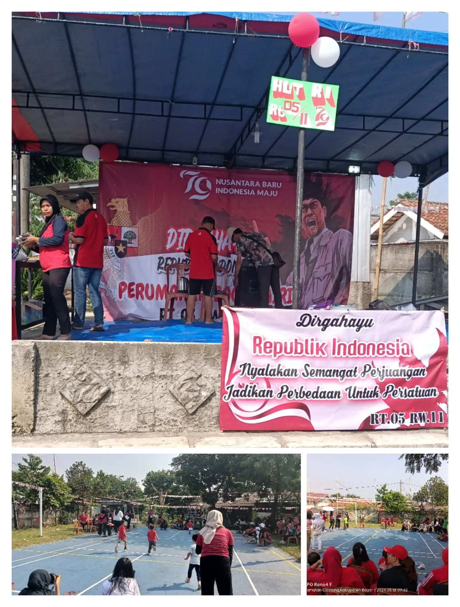 Semarak HUT Kemerdekaan RI Ke-79, RT 05 RW 11 Perumahan Bogor Asri Gelar Berbagai Kegiatan