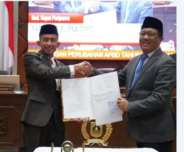 Rapat Paripurna DPRD Bersama Pemkab Bogor Bahas Rancangan Perubahan APBD Tahun 2024