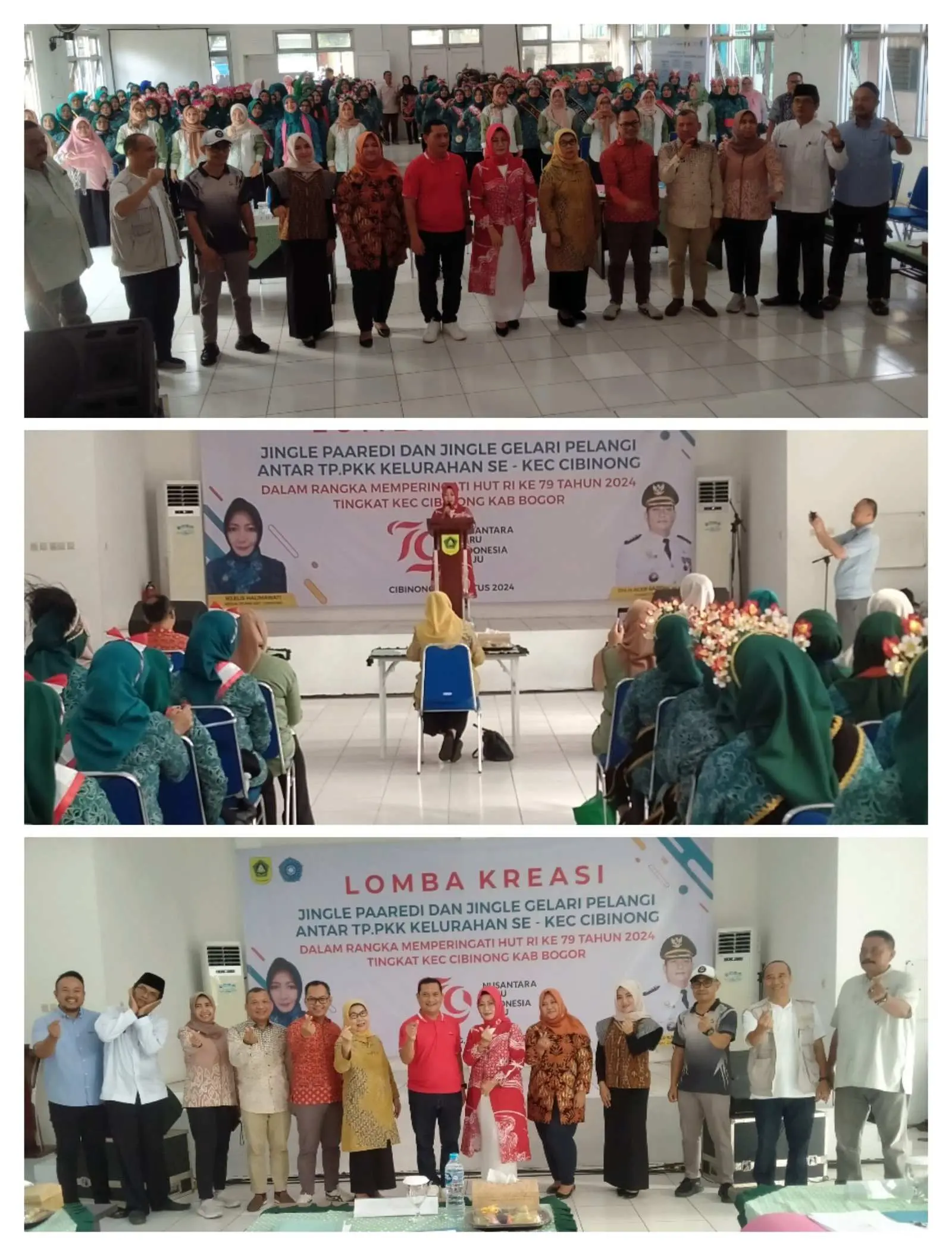 Lomba Kreasi Antar TP.PKK Kelurahan SE- Kecamatan Cibinong 