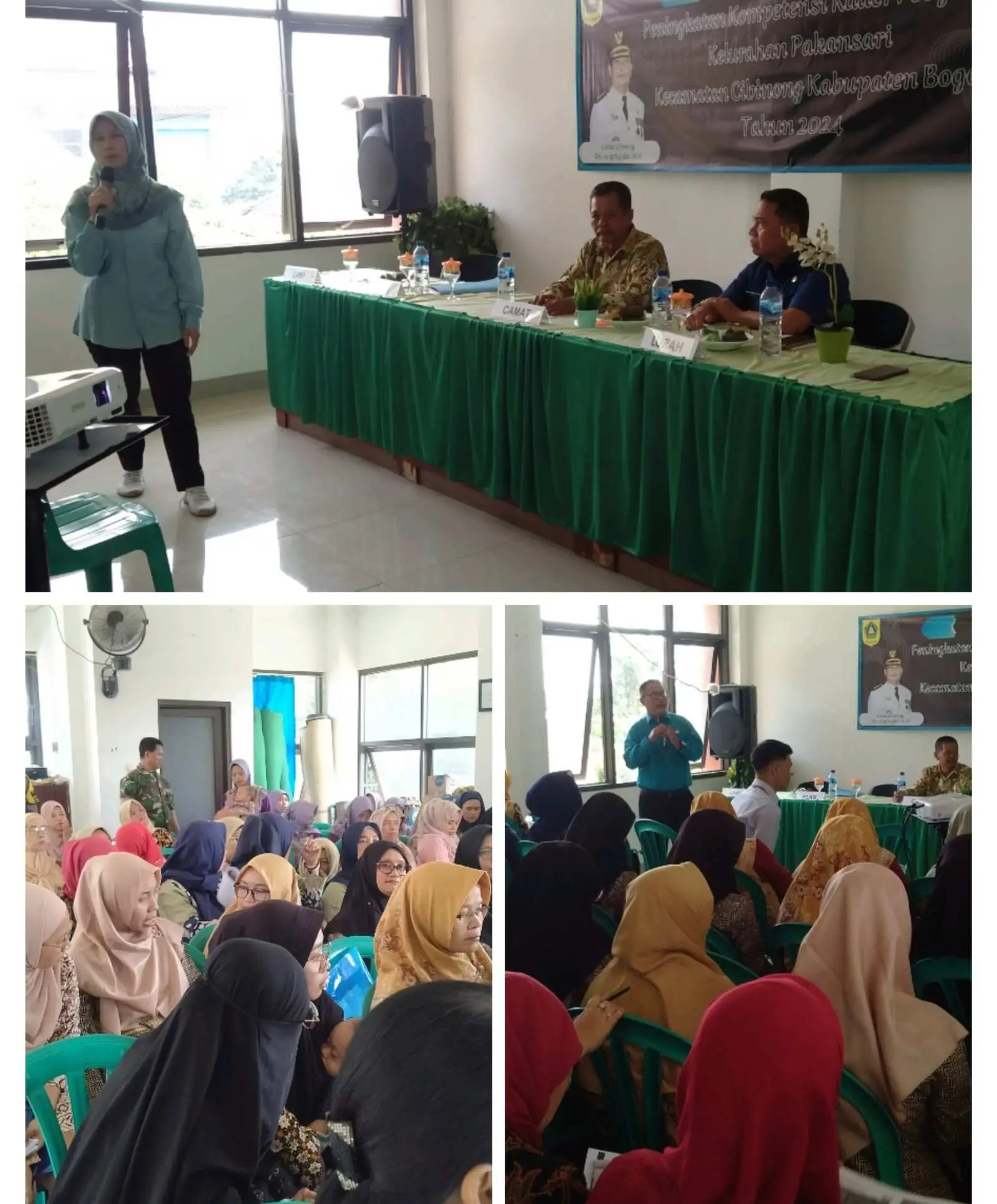 Pelatihan Peningkatan Kompetensi Kader Posyandu Kelurahan Pakansari Cibinong 2024.