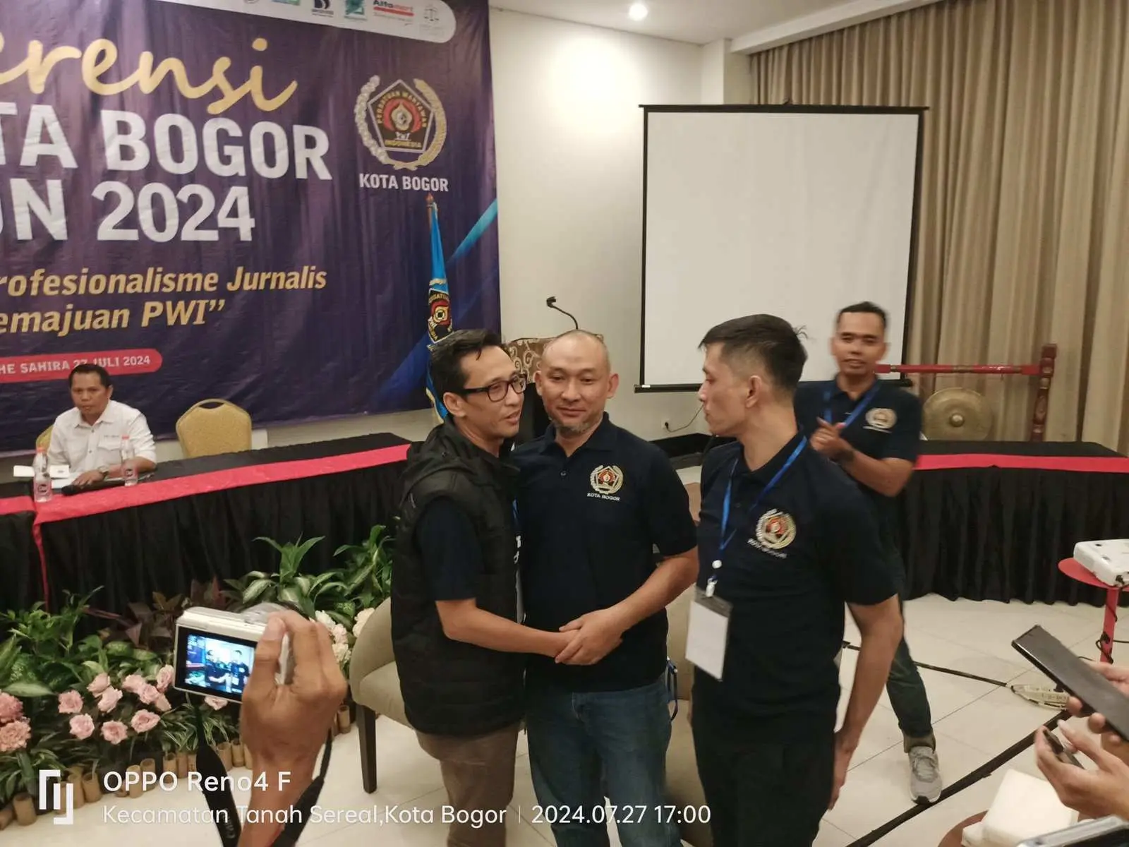 Konferensi PWI Kota Bogor, Herman Indra Budi Menang Mutlak Dari Rivalnya Eko Hadi