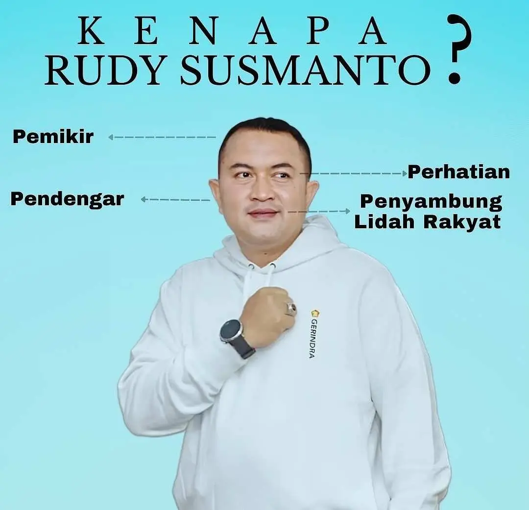 Mengapa Harus Rudy Susmanto? 3 Hal Ini Jadi Alasannya