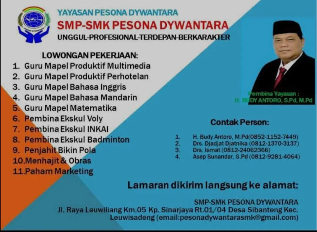 Didukung Sarana Prasarana Lengkap, SMK Pesona Dywantara Cetak Lulusannya Siap Kerja
