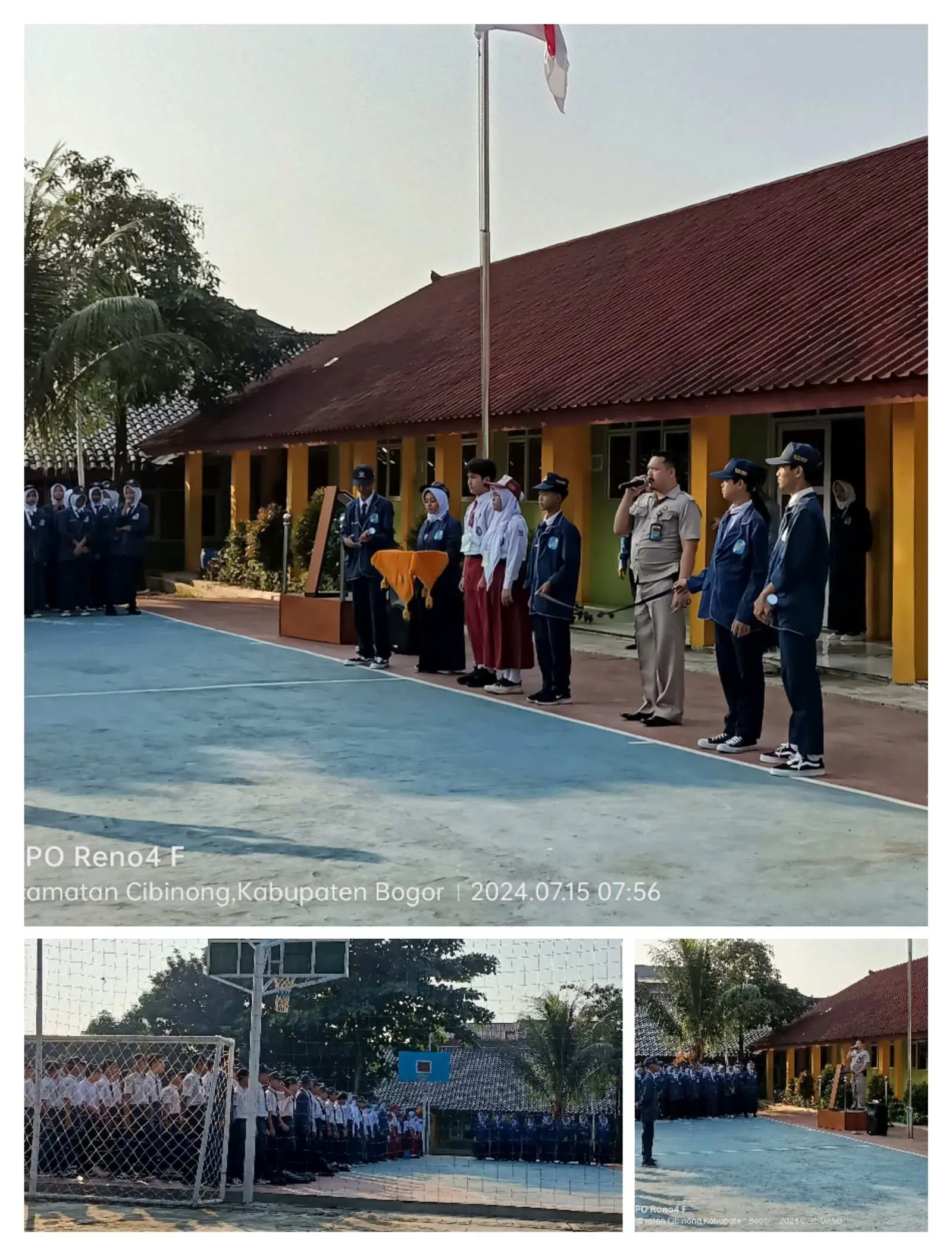 SMP PGRI Karadenan Gelar Upacara Pembukaan MPLS Bagi Peserta Didik Baru