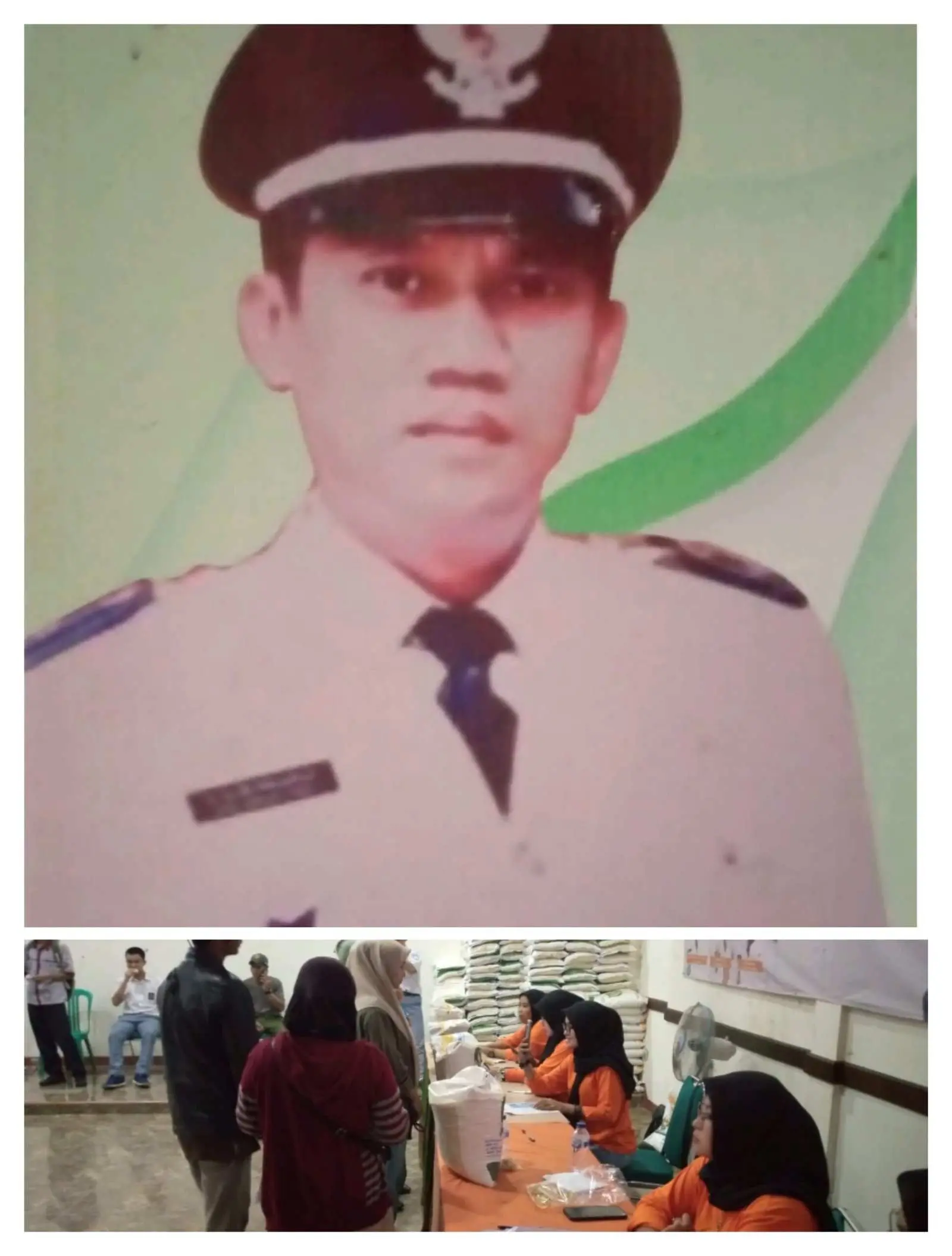 Ribuan KPM Desa Ciherang, Kecamatan Caringin Terima Bantuan Beras