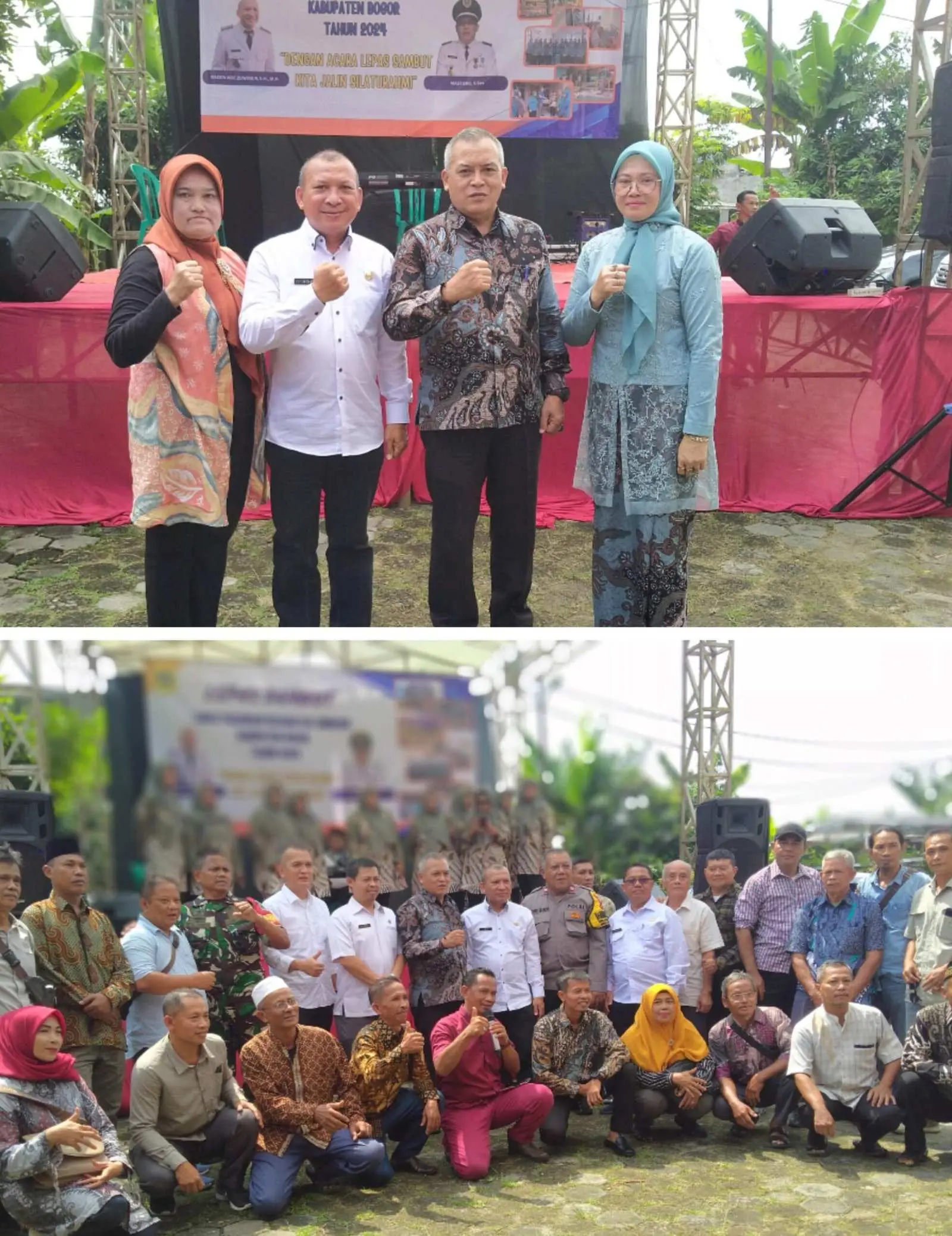 Pisah Sambut Lurah Pakansari Kecamatan Cibinong Masturo. S.sos Raden Ade Zuwira