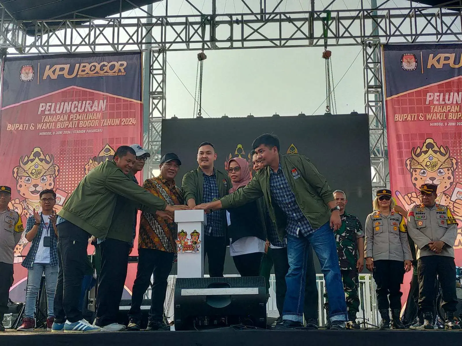 Tingkatkan Partisipasi Pemilih, KPU Kabupaten Bogor Luncurkan Maskot dan Jingle Pilkada