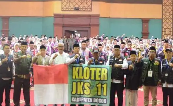 Mewakili Pemkab Bogor,Mustakim Melepas Sebanyak 432 Calon Haji Ke Tanah Suci