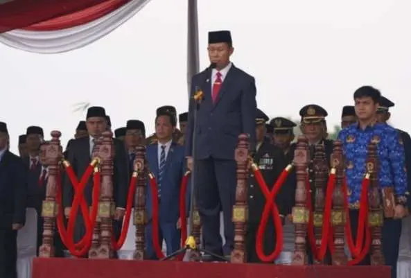 Asmawa Tosepu Pimpin Peringatan Hari Pendidikan Nasional Di Sukajaya 