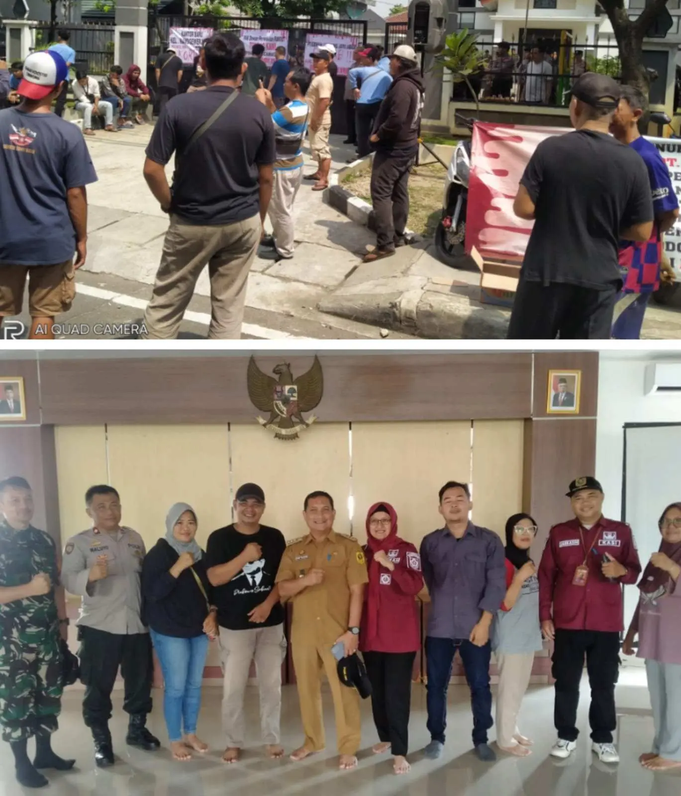 Kantor Kelurahan Nanggewer Mekar Digeruduk Massa, Ternyata Ini Penyebabnya