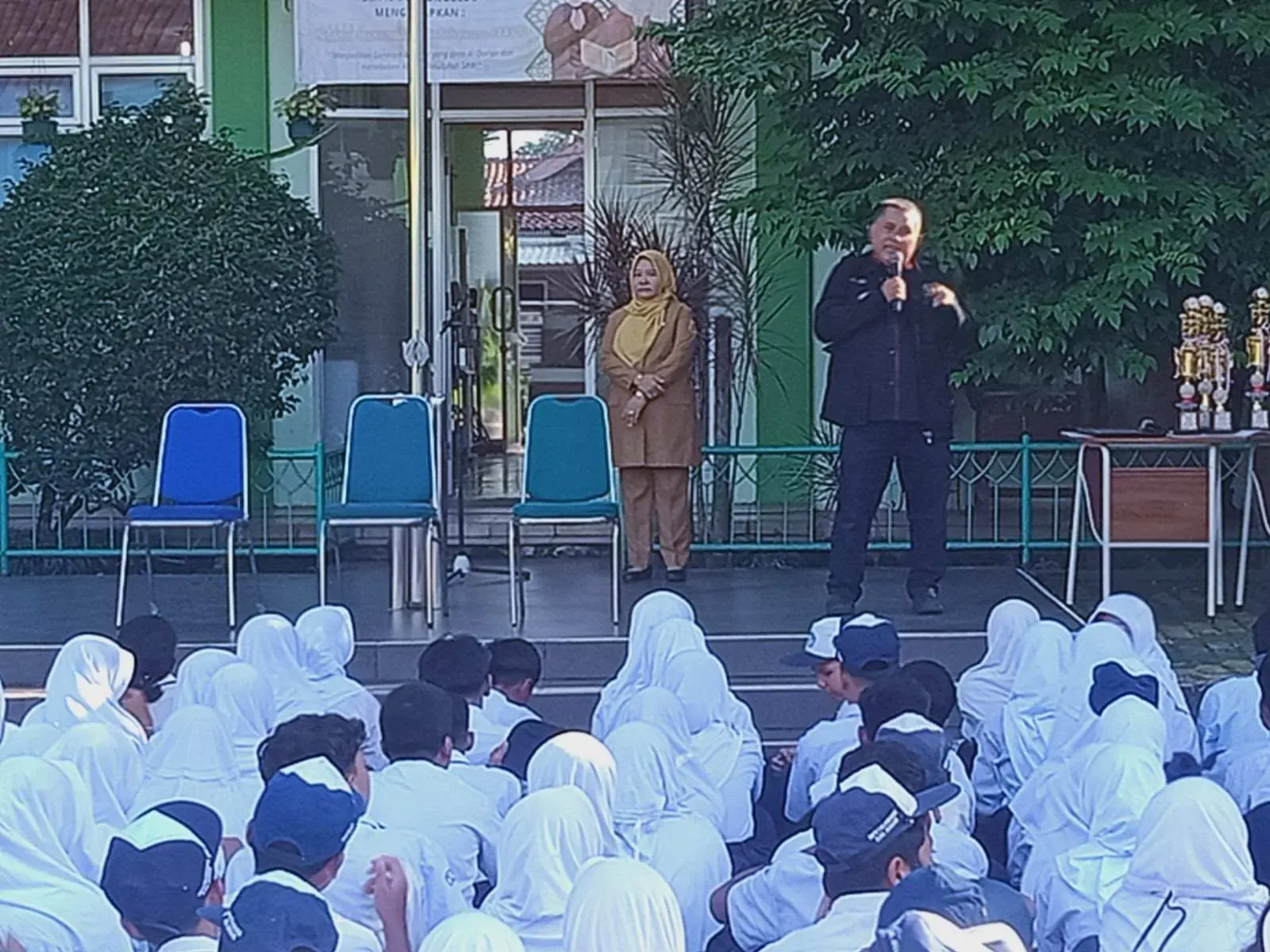 Beri Penyuluhan Siswa -Siswi, Ini Kata Subagiyo Ketua PWI Kabupaten Bogor 